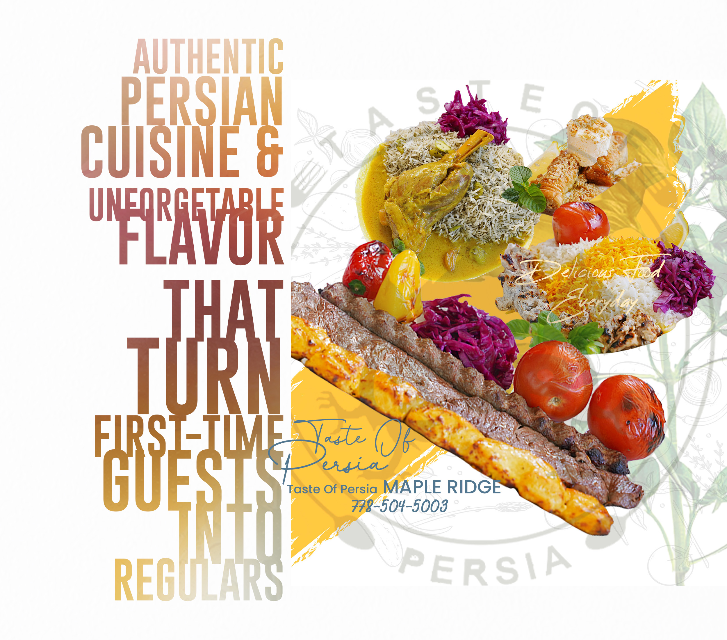 Taste of Persia restaurant exterior – Maple Ridge, BC